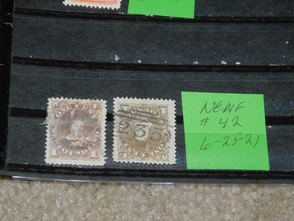 CANADA-NEWFOUNDLAND, SCOTT# 42 (2) USED
