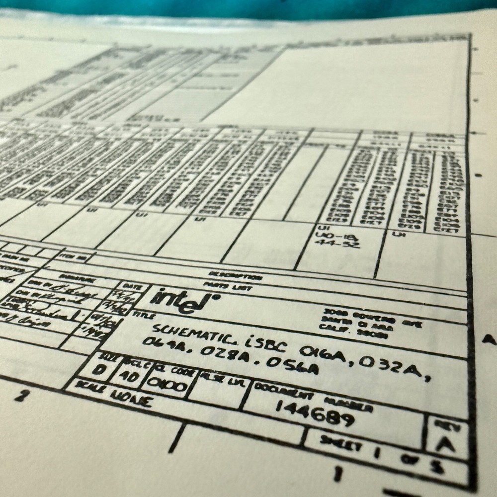 Intel SBC iSBC 028A Vintage Computer Board
