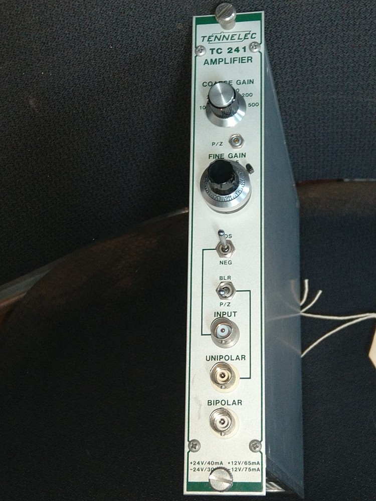 Tennelec TC241 Amplifier NIM BIN Module Tested