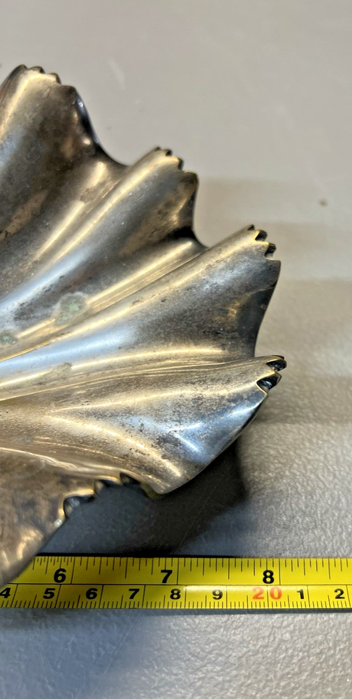 Silverplated Peacock Serving Bowl Dish Trinket Dish