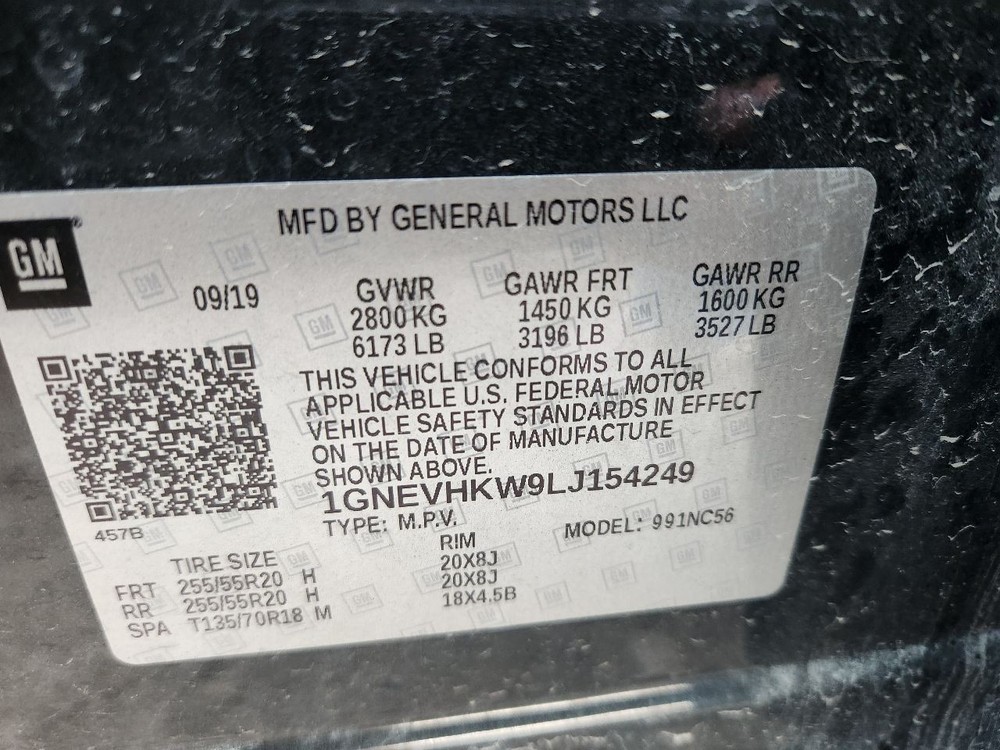 2020-2024 TRAVERSE 8" Dash Mounted Display Screen Driver Information