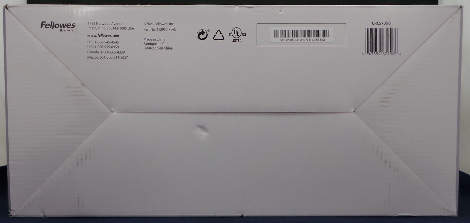 Fellowes Saturn 3 95 Laminating Machine - Black/Silver (5735801) BRAND NEW