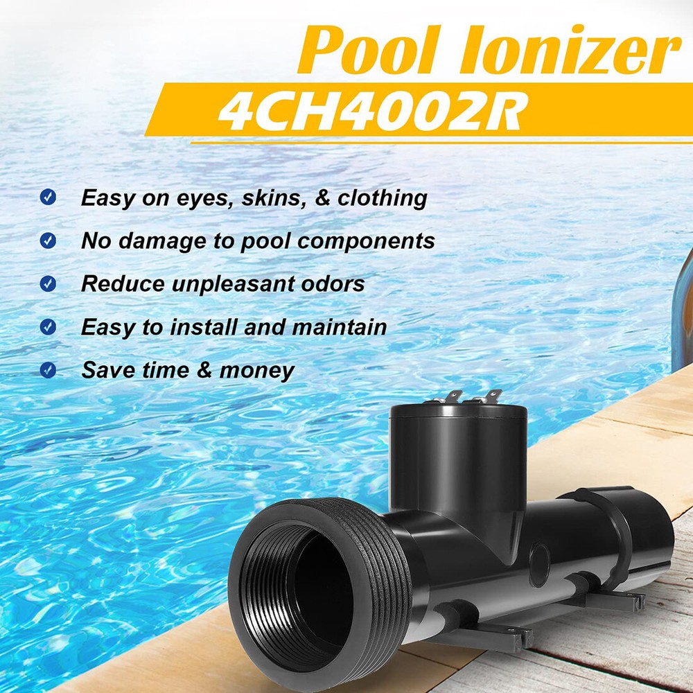Main Access 4CH4002R Power Ionizer Replacement Chamber for Pool Treatment System