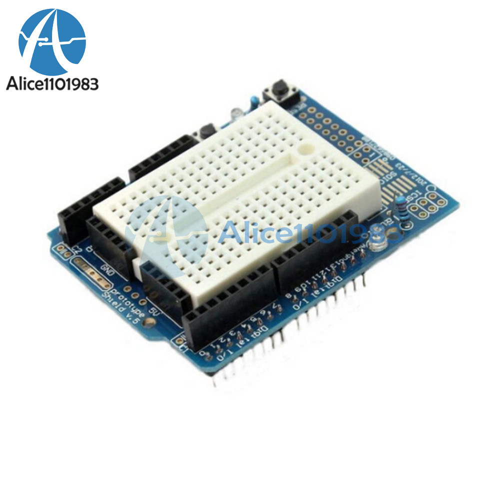 Prototype Shield ProtoShield for Arduino+2pcs Mini Breadboard 170 Tie-points