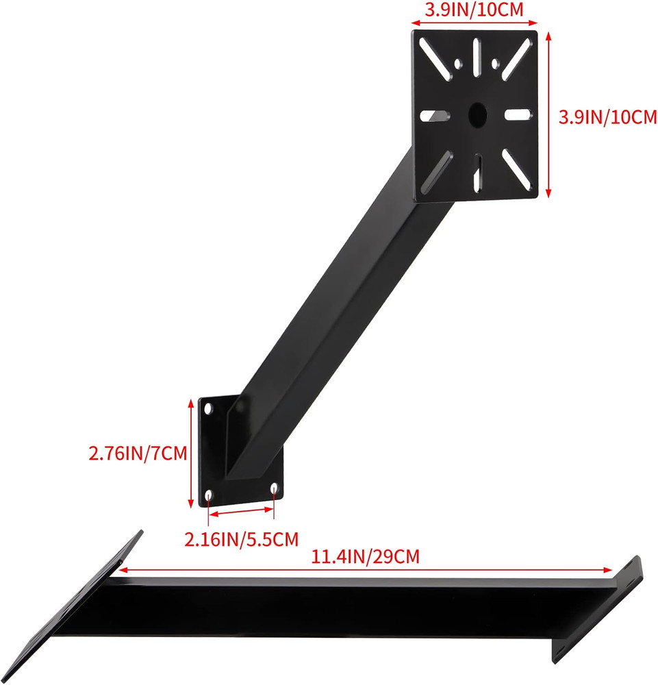 Keypad Mounting Post Bracket, Universal Gooseneck Keypad Pedestal for Automatic