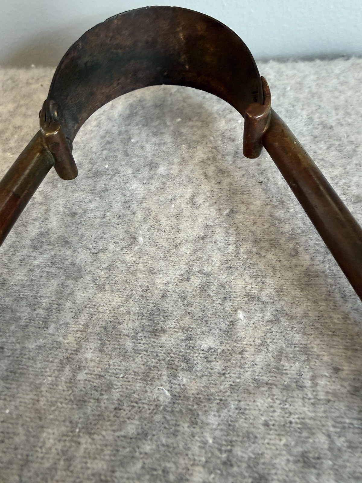 Antique Star Tip Fire Place Tongs Hand Forged 18 Inch Log Grabber