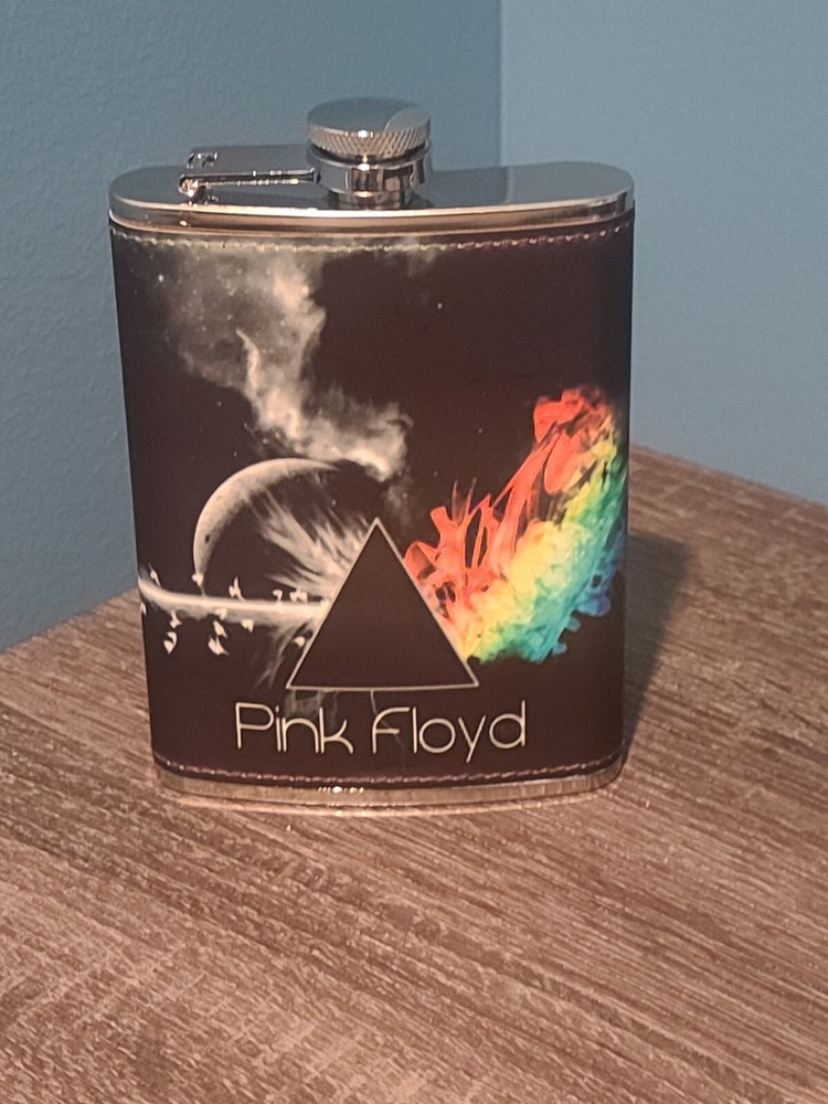 Pink Floyd  8 oz flask custom made NEW