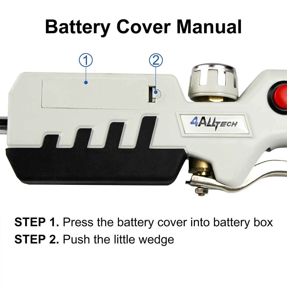 Propane Torch Weed Burner Kit with Battery Electric Pulse Ignition Flame Thrower