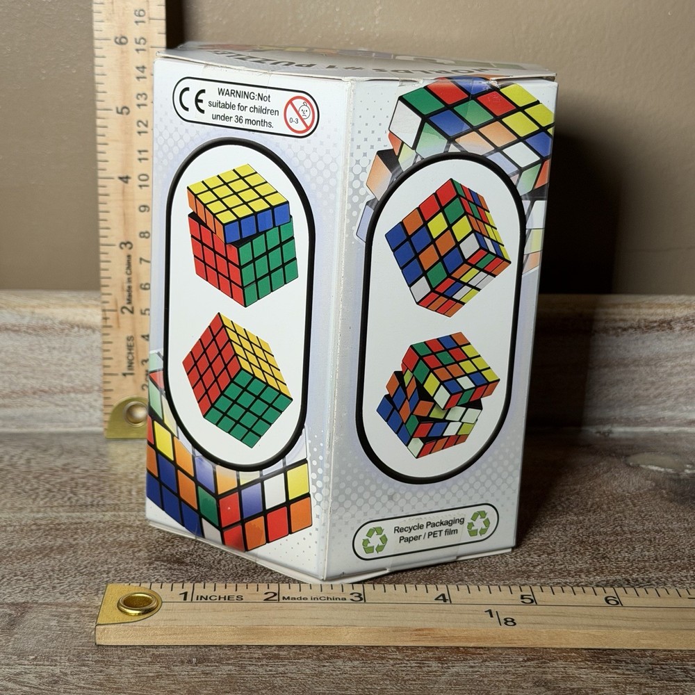 Rubik’s Master 4x4 Cube Classic Color-Matching Problem-Solving Brain Teaser New