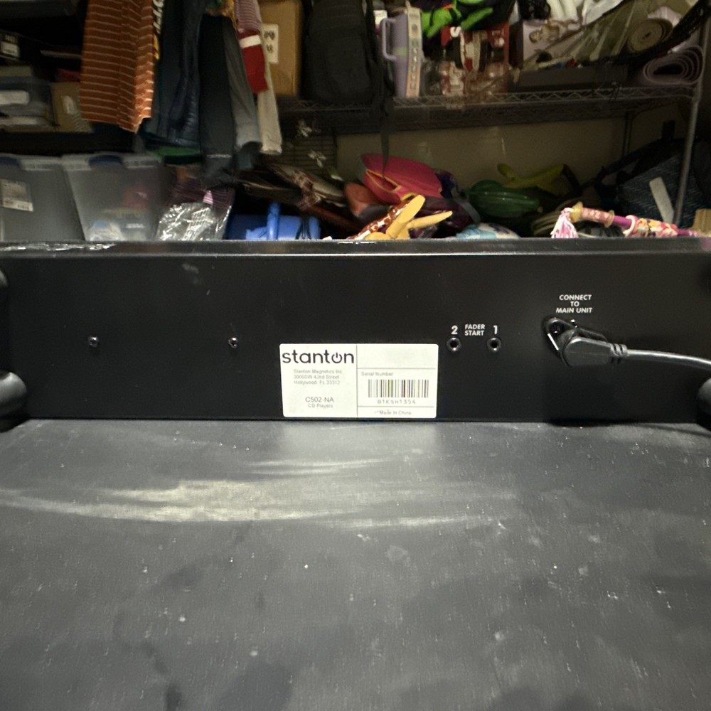 Stanton C.502 Digital Controller For Dual CD Player Rack Mount Panel Only-Works