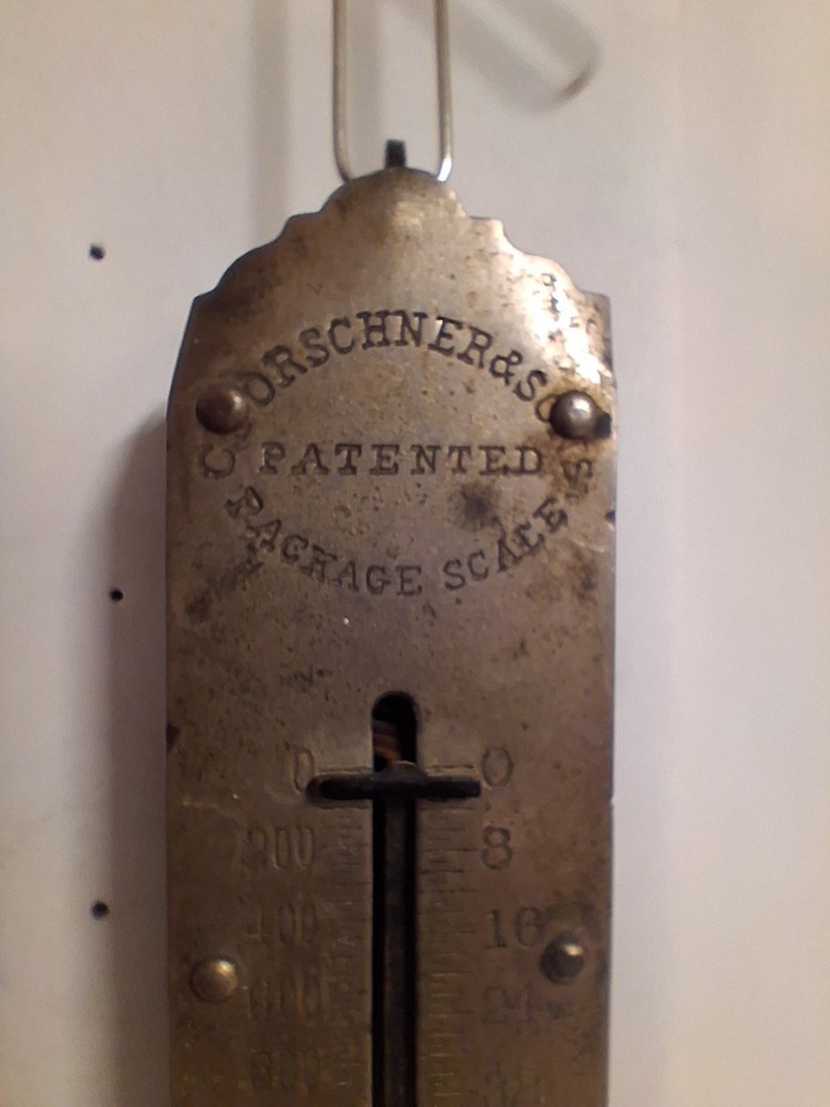 FORSCHNER AND SONS PATENTED PACKAGE SCALE