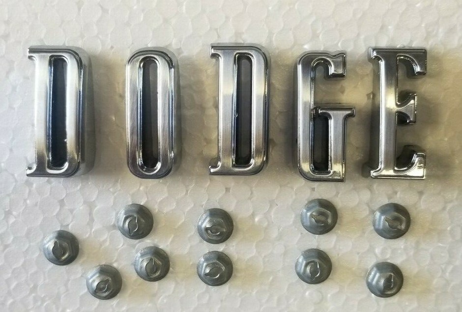 fits 72 73 74 Challenger Dodge Tail Panel Letters Emblems NEW