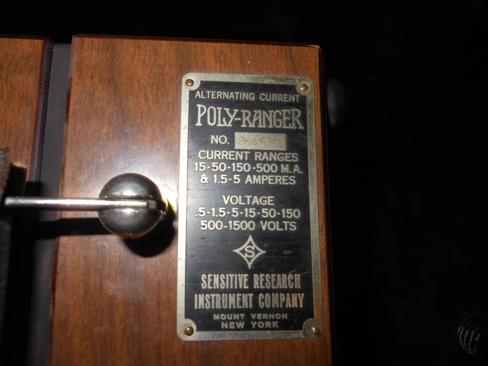 Sensitive Research Instrument Corp. Polyranger Universal AC/DC MODEL A