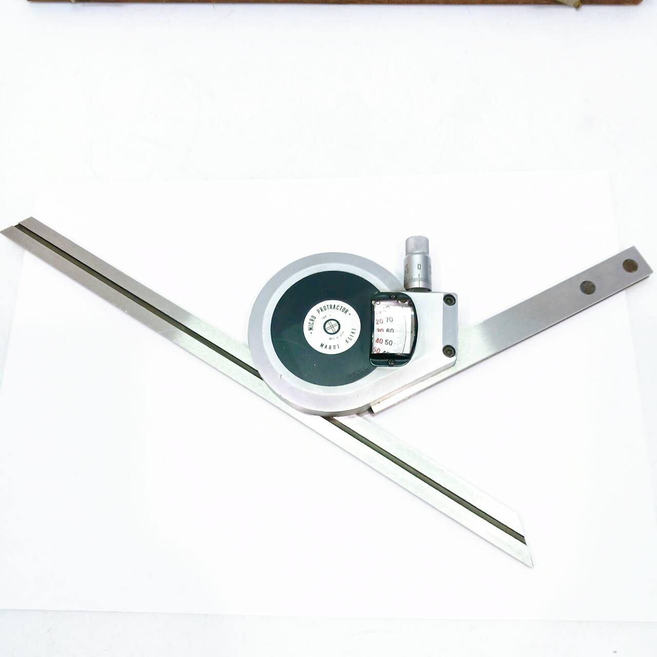 MARUI KEIKI Micro Protractor MP-101 Angle Gauge 0-360 degrees From Japan /AE243