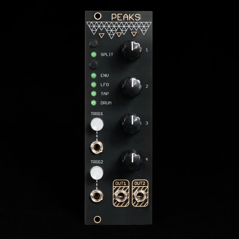 Mutable Instruments Peaks Eurorack Modular Synth Drum New (Black/Gold)