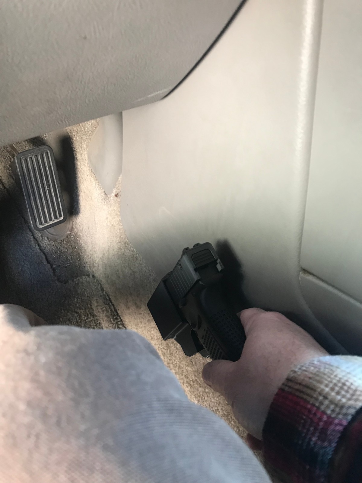 Vehicle universal Side Arm holster mount