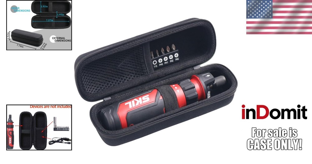 Compact Tool Storage Case for SKIL 4V Cordless Screwdriver – Best Carry Solution