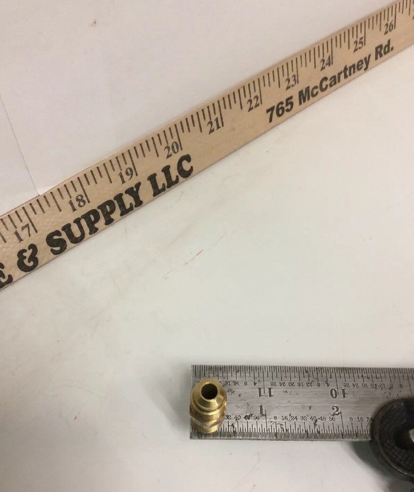 CLEMCO 01944 TLR REMOTE CONTROL TWINLINE HOSE END UNION BRASS COUPLING