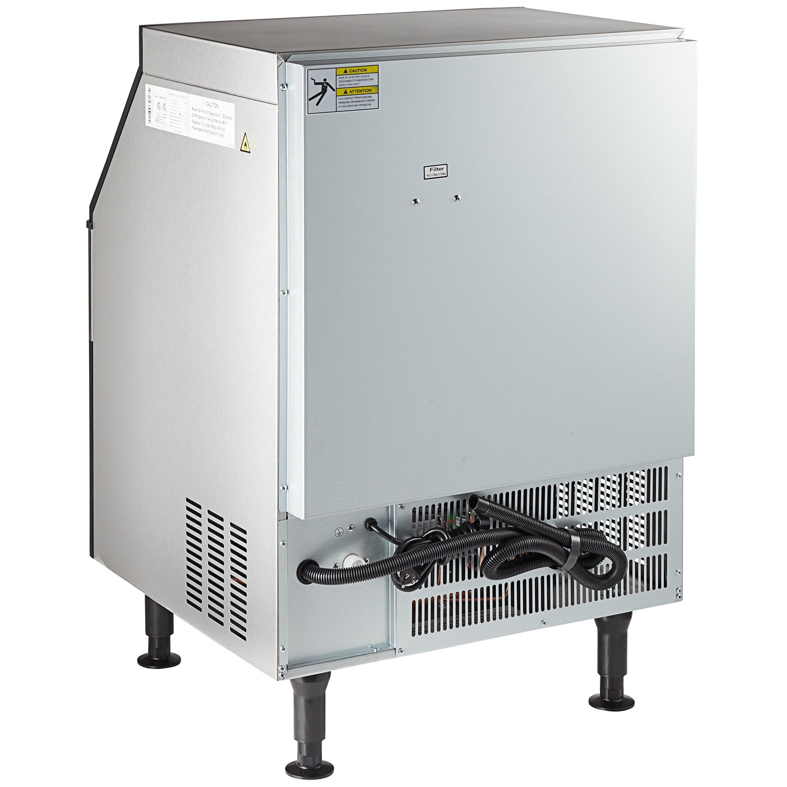 26" Air Cooled Undercounter Full Cube Ice Machine - 152 lb.
