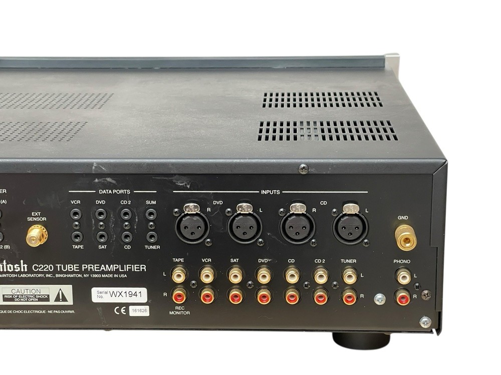 McIntosh C220 Tube Preamplifier