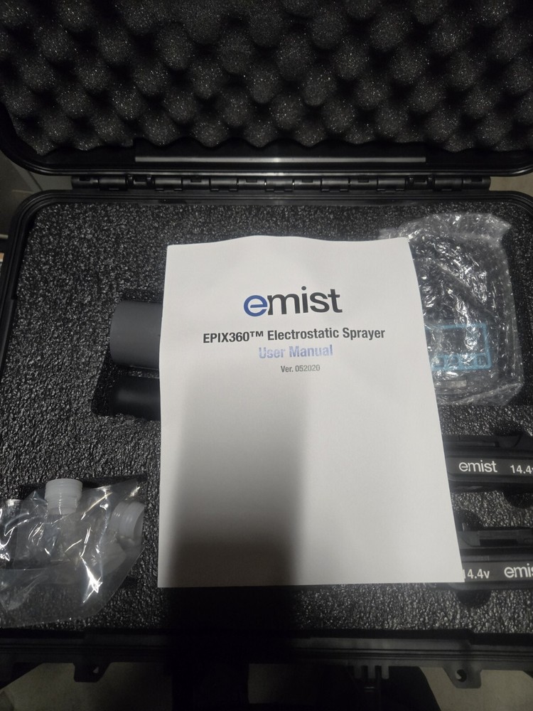 eMist Epix360 Electrostatic Sprayer & Case