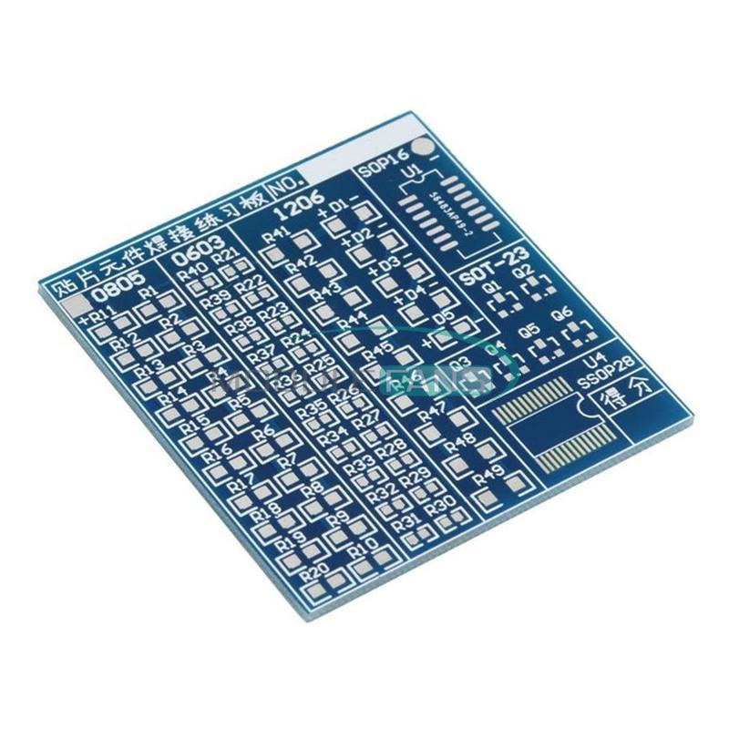 SMT SMD Component Welding Practice PCB Board Soldering DIY Kits MF