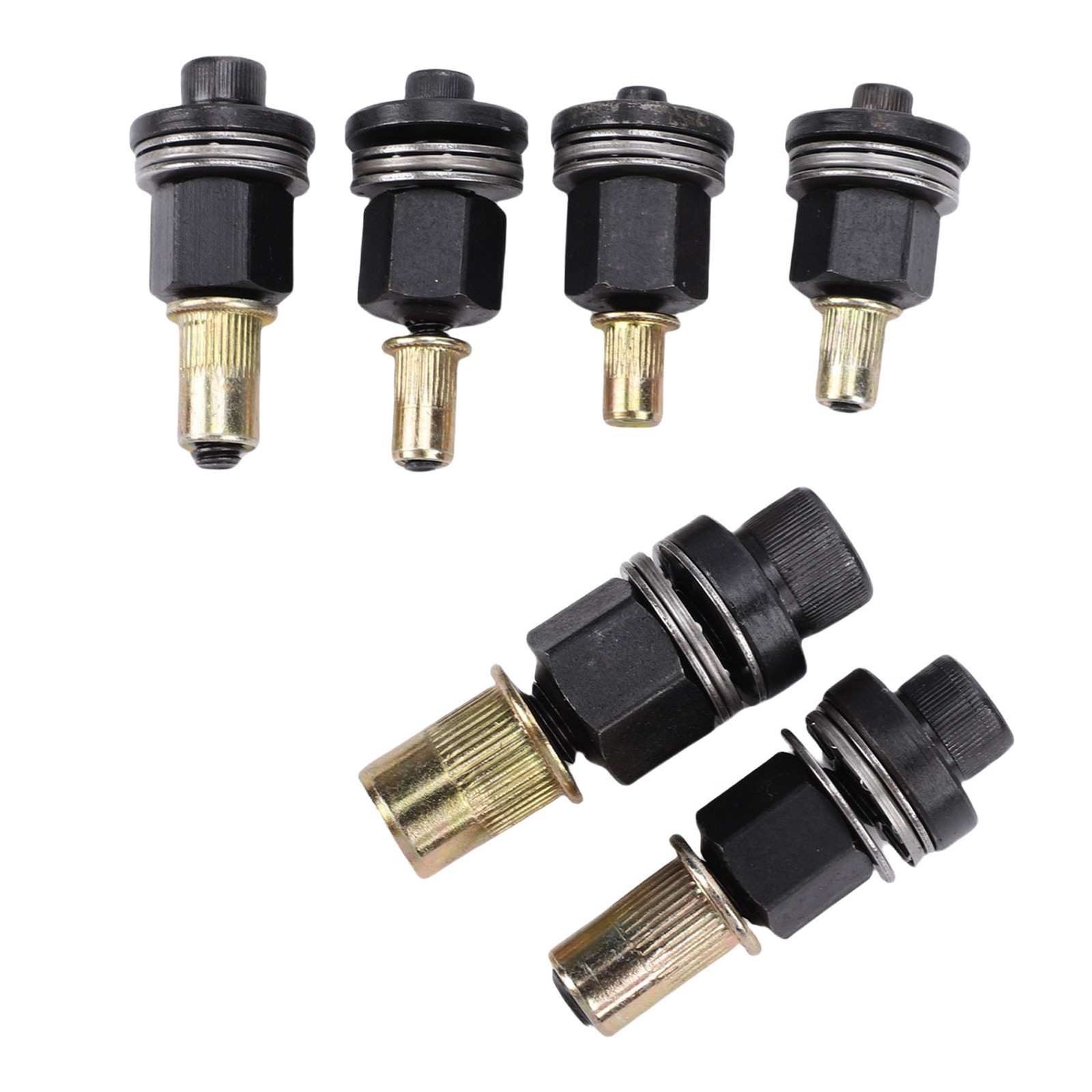 6-Piece SAE & Metric Rivet Nut Tool Set Manual Rivet Nut