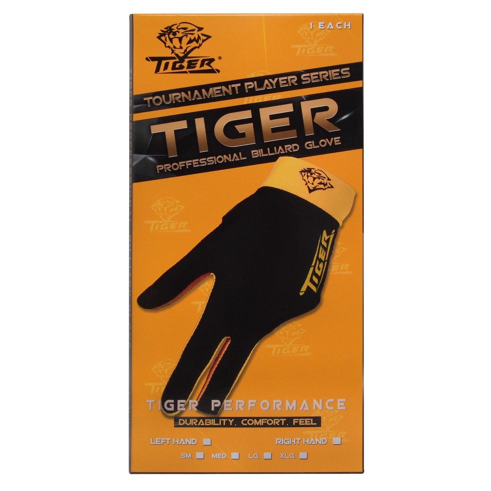 Tiger Billiard Glove - for Right Hand Large