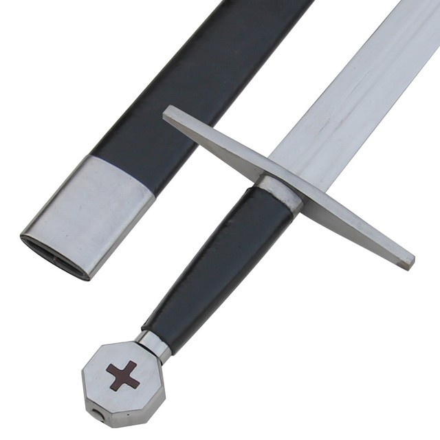 Battle Ready Tempered Steel Swords Full Tang Medieval Knight & Templar Replicas