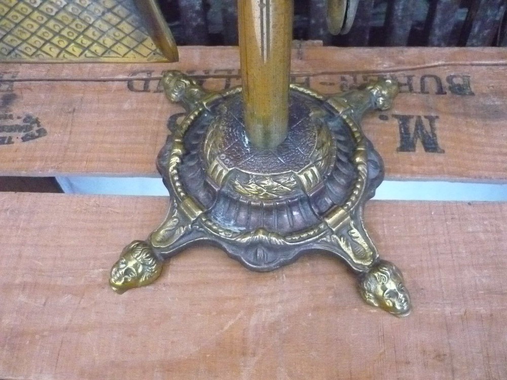 set chimney servant brass with tools ornate angels