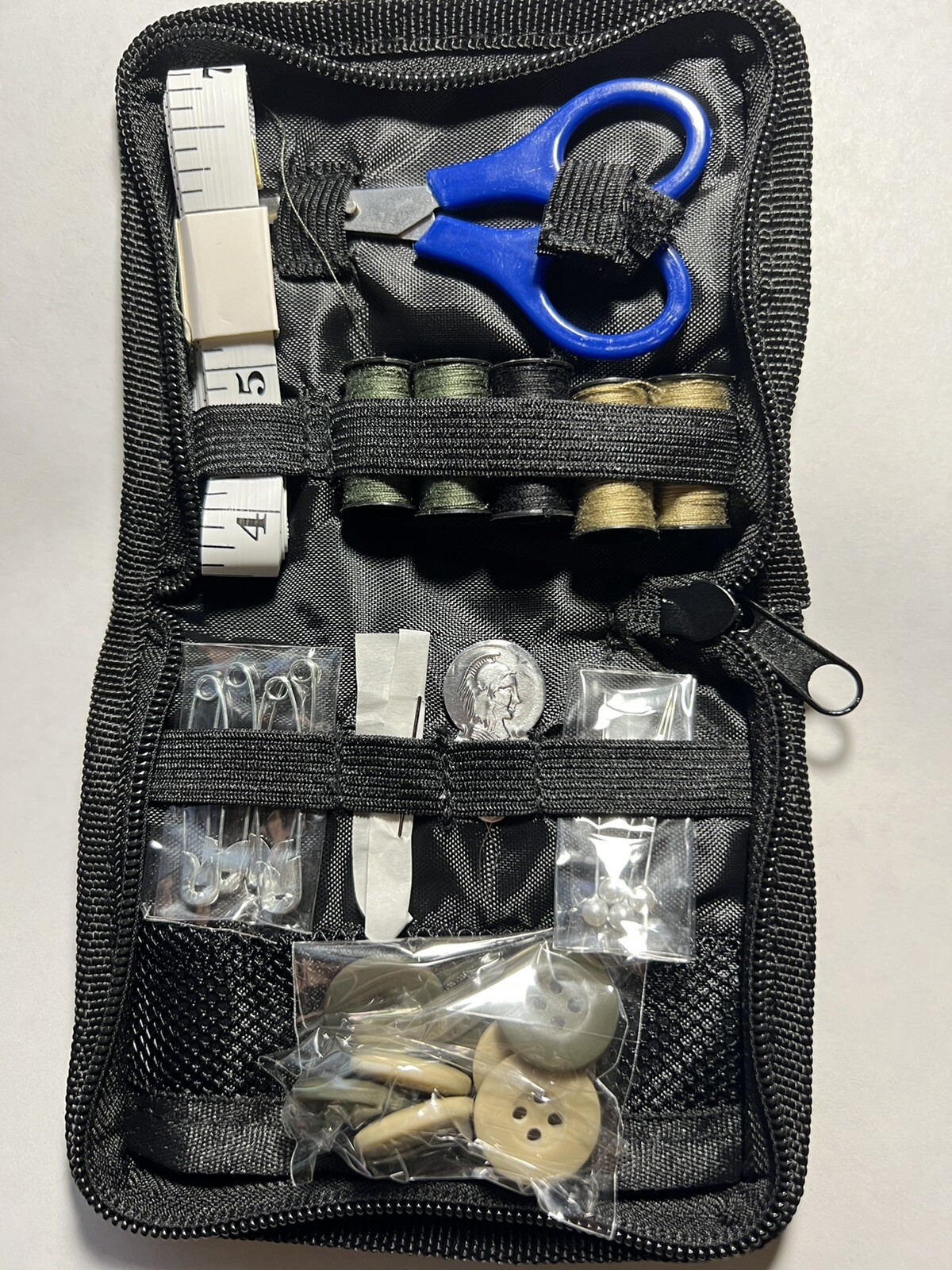 Vanguard USMC Marine Corps Deluxe Military Sewing Kit Field Ready Desert/Woodlan