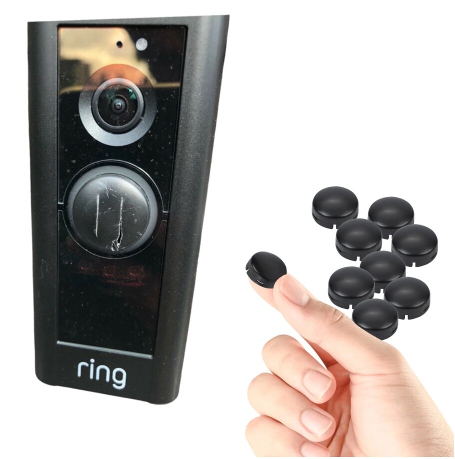 Replacement Buttons Doorbell (2 pieces) - Compatible Ring Pro/Elite