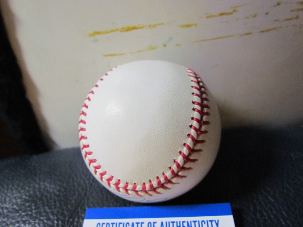 Tom Garzelanny Signed Baseball PSA Certified