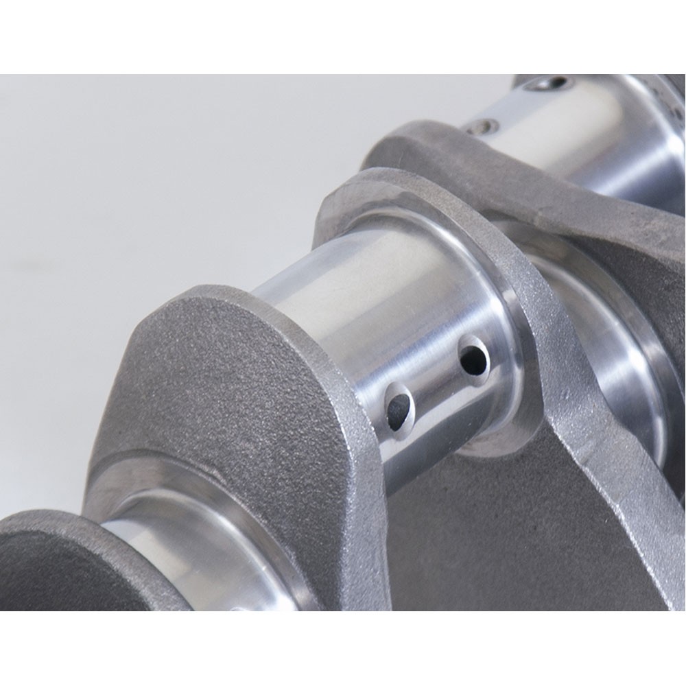 Eagle Crank 103523480; Cast 3.480 in. Stroke, 1pc Rear, 5.7 in. Rod for 350 SBC