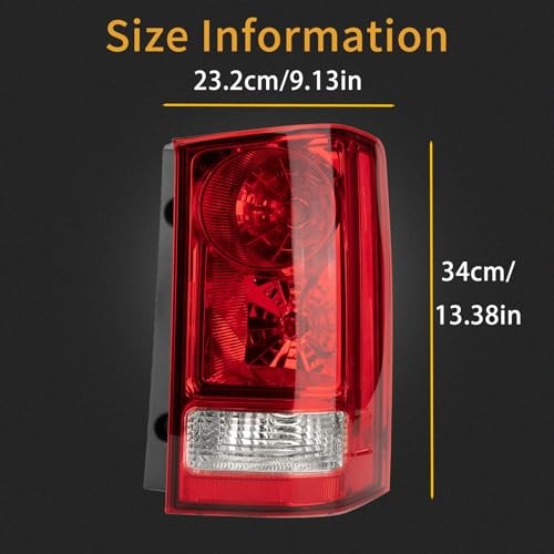 Tail Light Assembly Compatible With 2009 2010 2011 2012 Right Passenger Side