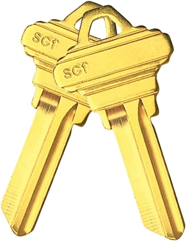 50PCS SC1 Brass Key Blanks