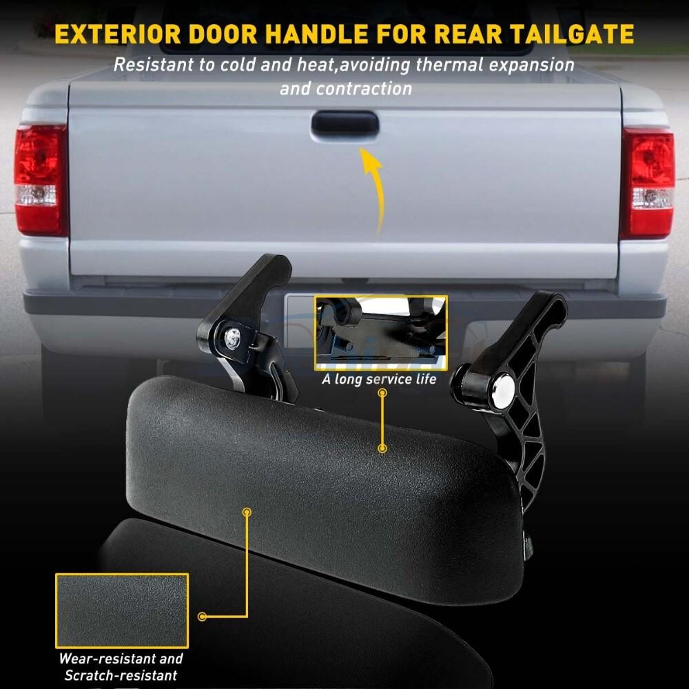 For 1998-2011 Ford Ranger Tailgate Handle Liftgate Tail Gate Back Latch Handle
