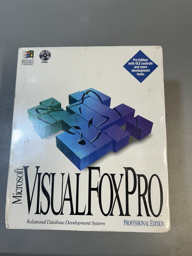 Microsoft  Visual FoxPro Professional Ed Vrs 3.0  *NIB Unopened!*