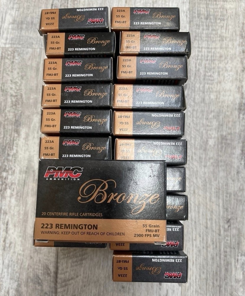 50 Empty Ammo Boxes .223 Tuck In Flaps