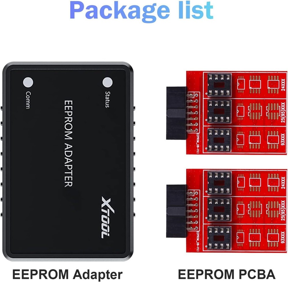 XTOOL EEPROM Adapter Retrieve PIN Code Restore IMMO Data Work for D7/D8 BT/D9PRO