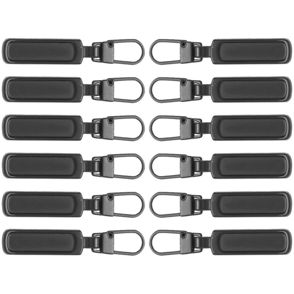 12 Pcs Replaceable Zipper Pulls Replacement Pullers Backpack Jacket