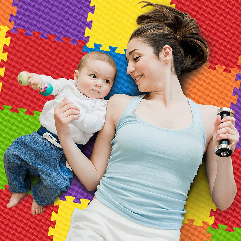 36 Tiles 12x12in Interlocking Foam Puzzle Thickest Mat for Kid Baby Play Exercis