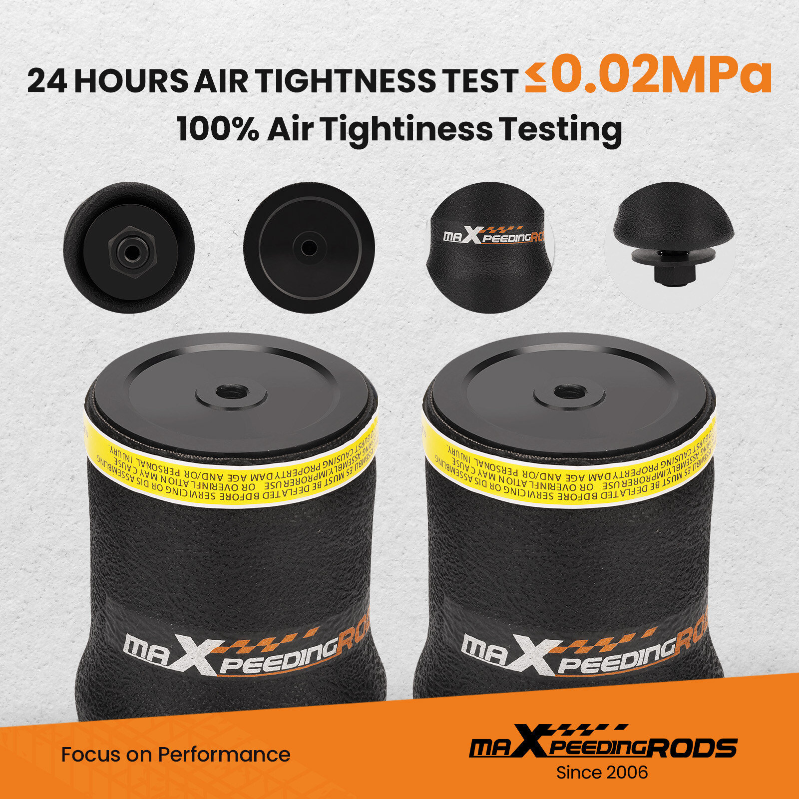 Pair Air Suspension Bag for Firestone W02-358-7036 Cab for Peterbilt W023587036