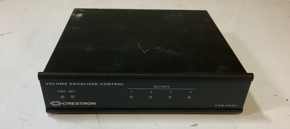 Crestron C2N-VEQ4 4-Channel Audio Volume Equalizer Control Module, Black "I5C"