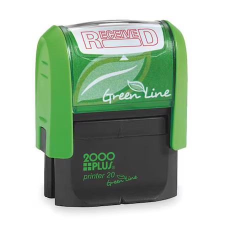 2000 Plus 035352 Message Stamp, Received, 5/16"