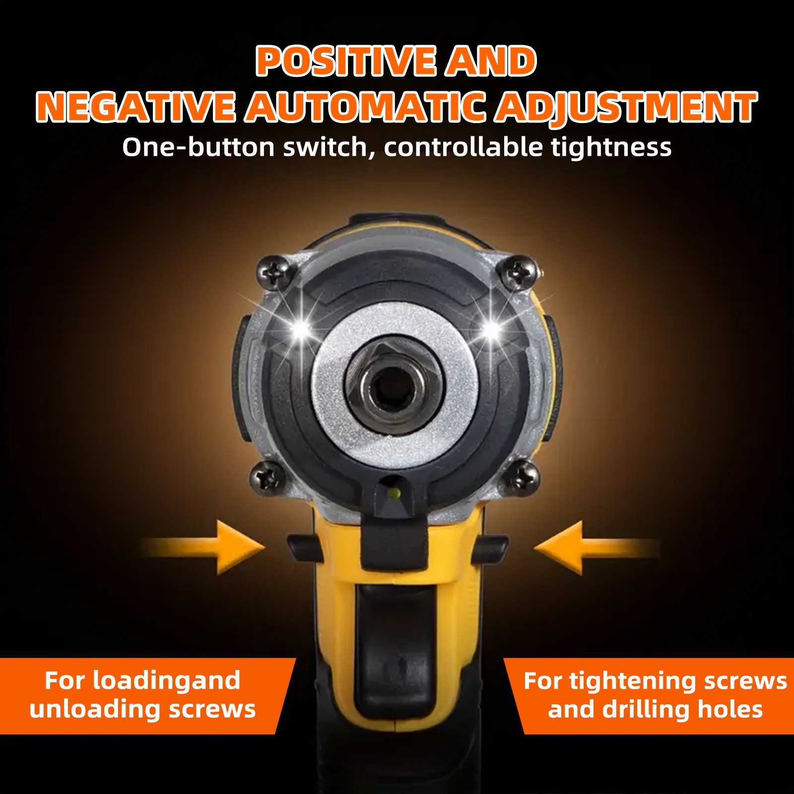 Cordless Impact Wrench 450Nm Power Tool, Lug Nut Removal, DIY Garage Tool​