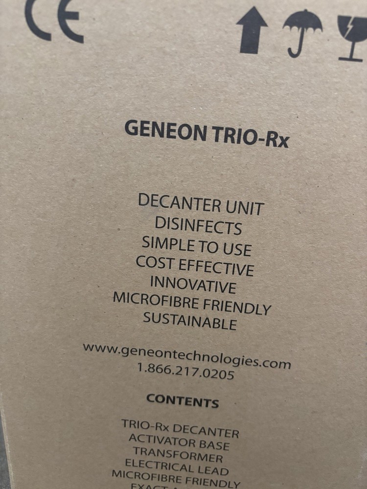 Gen•Eón TrioRx Decanter Unit, Disinfectant & Cleaning Unit