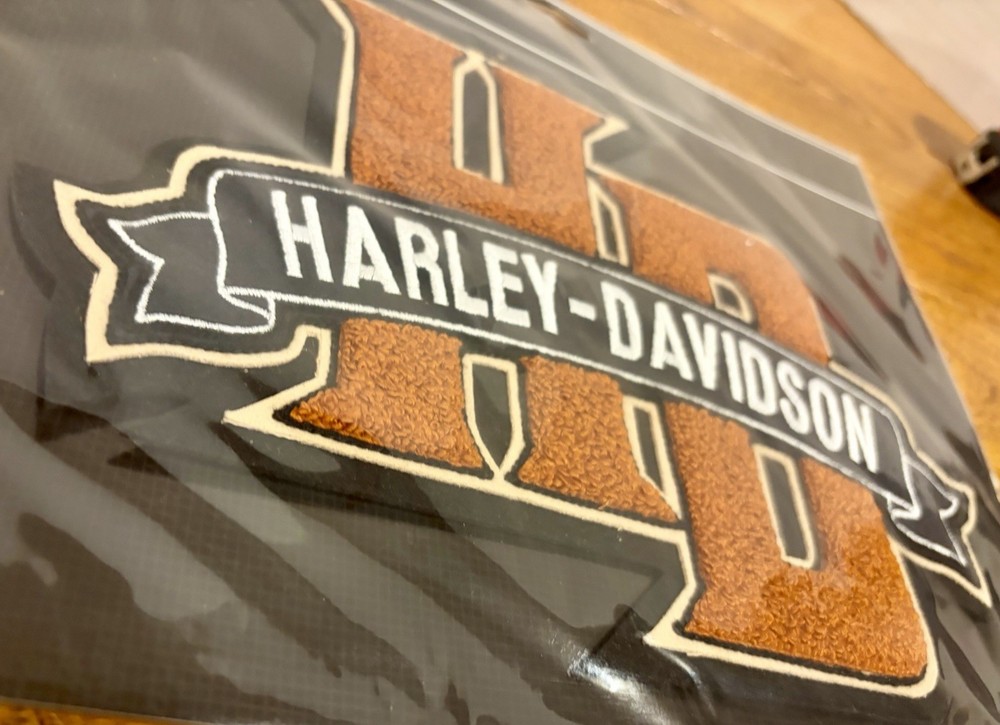 Harley Davidson H.D. Premium Chenille Patch Emblem Motorcycle Biker