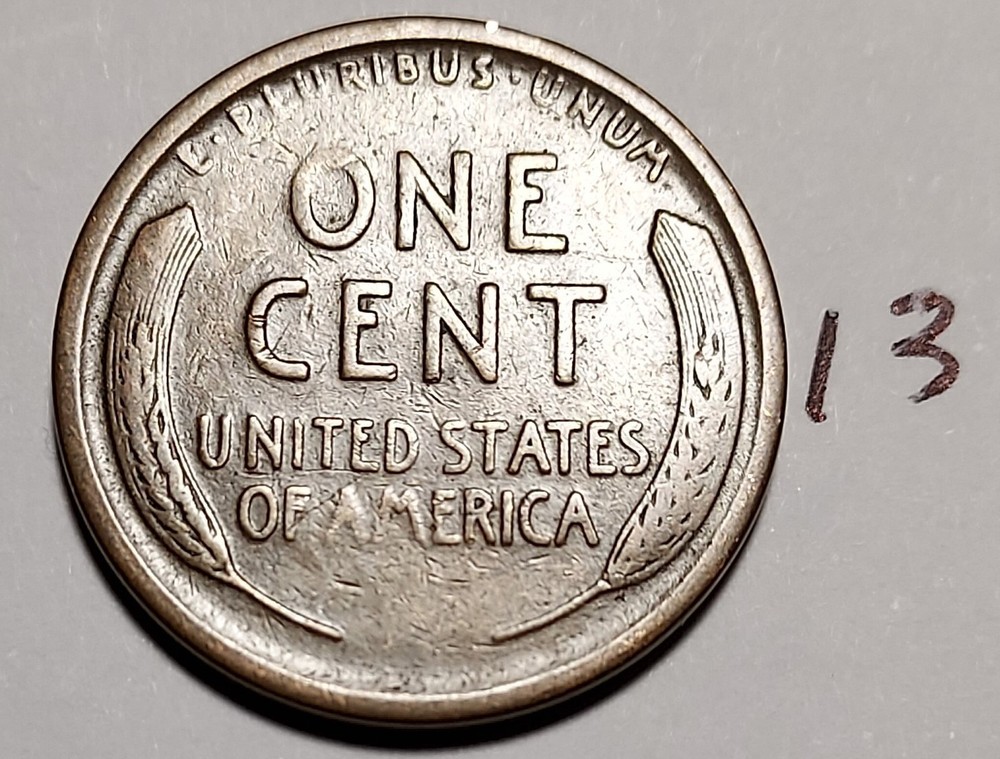 1919-S Lincoln Wheat Cent #13