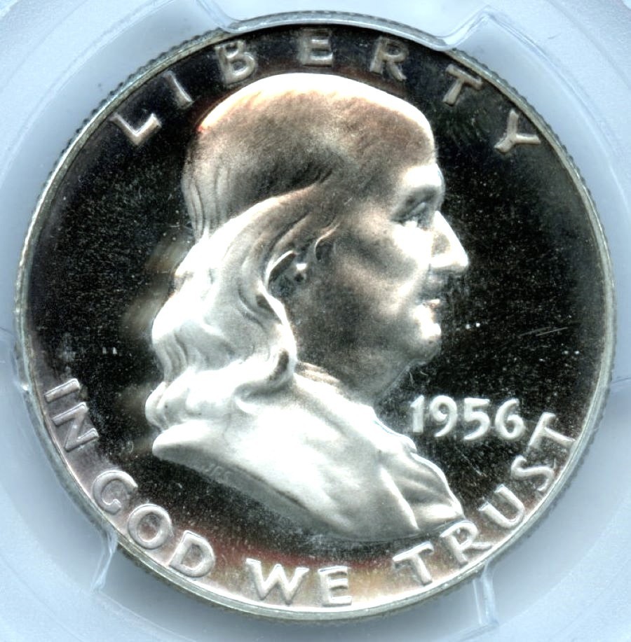 1956 Type 2 Franklin Half Dollar, PCGS PR66CAM